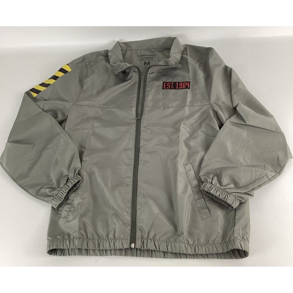 Ghostbusters Windbreaker Jacket Men's Medium Lootwear Exclusive Lootcrate Zip Up - Picture 6 of 6